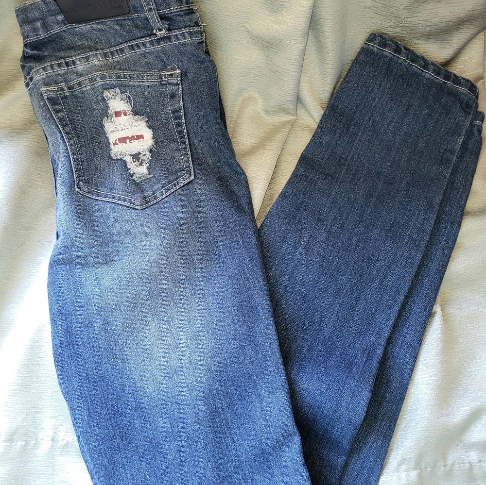 Twentyone Black Blue Denim Jeans by Rue21. New! - Picture 6 of 6